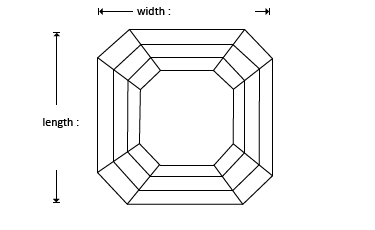 4.01-Carat Asscher Shape Diamond