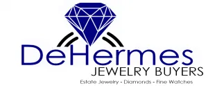 Elegant blue diamond logo for eHerm Jewelry. Elegant blue diamond logo for eHerm Jewelry.